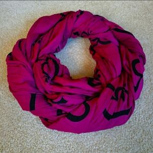 Vintage Purple Gauze-Like Scarf